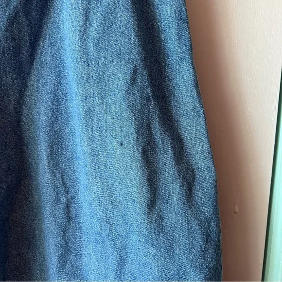 Vintage Y2K Route 66 Embroidered Denim Skirt Size 7/8 - Picture 5 of 8